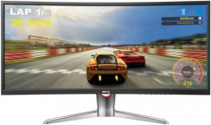 Monitor LED BenQ 35inch XR3501, QHD, HDMI, Display Port, 4ms GTG (Negru) foto