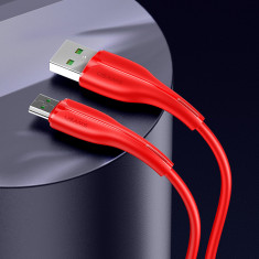 Cabluri USAMS, U38, Micro 4A, Fast Charging & Data Cable, US-SJ375, 1m, Red