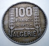 7.374 ALGERIA OCUPATIE FRANCEZA 100 FRANCS FRANCI 1952