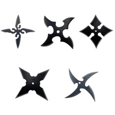 Set 5 Stele Ninja Diferite Forme Shuriken Shaken