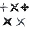 Set 5 Stele Ninja Diferite Forme Shuriken Shaken