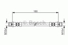 Conducta / cablu frana VW PASSAT Variant (3B5) (1997 - 2001) BOSCH 1 987 476 018 foto