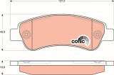 TRW GDB1682 COTEC set placute frana,frana disc