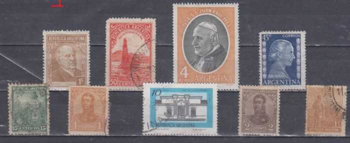M2 - R1 8 - TIMBRE FOARTE VECHI - ARGENTINA