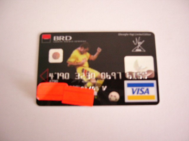 B12 22 - Card bancar foarte vechi - piesa de colectie