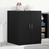 Dulap pentru mașina de spălat vidaXL Stejar negru 70,5x71,5x91,5 cm din lemn prelucrat