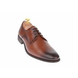 Cumpara ieftin Pantofi barbati eleganti din piele naturala maro cu perforatii 361MBOX