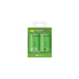 2x GP Recyko+ 1.2V D / HR20 2200mAh NiMh baterie reincarcabila-Conținutul pachetului 1x Blister