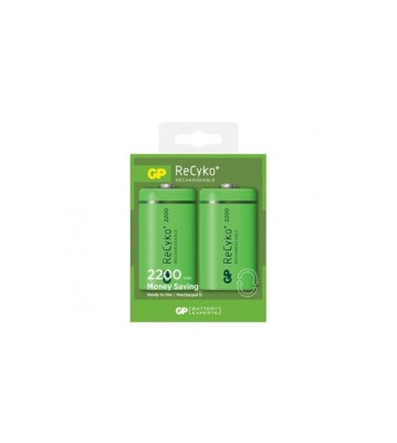 2x GP Recyko+ 1.2V D / HR20 2200mAh NiMh baterie reincarcabila-Conținutul pachetului 1x Blister foto