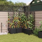 Cumpara ieftin Ghivece de Grădină 1 buc Negru 120 x 120 x 142 cm Plastic