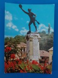 CPIB 23231 CARTE POSTALA - SLATINA. STATUIA E. TEODOROIU, CIRCULATA, 1970, STAMPILE, TIMBRU, Necirculata, Fotografie