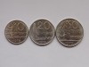 Lot 3 monede-10,20,50 CENTAVOS 1979 BRAZILIA-AUNC, America Centrala si de Sud