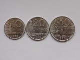 lot 3 monede-10,20,50 CENTAVOS 1979 BRAZILIA-AUNC