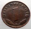 2.562 GERMANIA WWII 1 REICHSPFENNIG 1939 D, Europa, Bronz