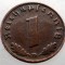 2.562 GERMANIA WWII 1 REICHSPFENNIG 1939 D