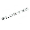 Emblema Bluetec Mercedes Chrom Portbagaj, ABS, 17cm, 3D, Universal, Adeziv 3M