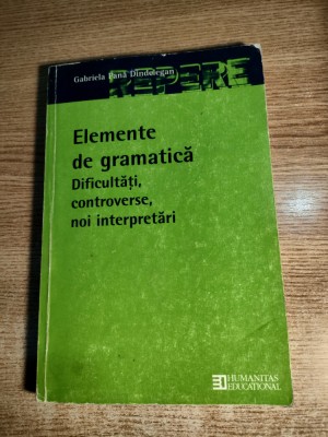 Elemente de gramatica. Dificultati, controverse... - Gabriela Pana Dindelegan foto