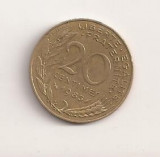 Moneda Franta - 20 Centimes 1983, Europa