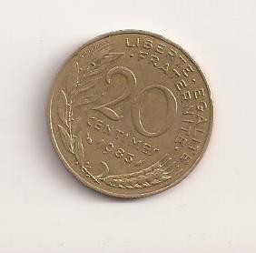 Moneda Franta - 20 Centimes 1983 foto