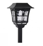 Lampa solara, ETK, se infinge in pamant, neagra, 32cm