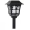 Lampa solara, ETK, se infinge in pamant, neagra, 32cm