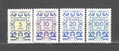 Turcia.1986 Timbre de serviciu-Ornamente ST.171 foto