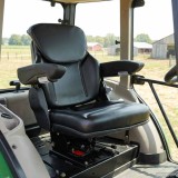 vidaXL Scaun de tractor cu suspensie Negru 60 x 58 x 72 cm Oțel și PVC 42008361