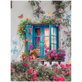 Sticker Perete Autocolant - Peisaj Floral - 424202A