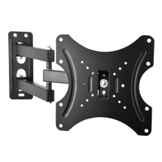 Suport TV mobil de perete 14&#039;;-42&#039;;,35 kg,2 brate,reglabil,negru