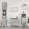 vidaXL Dulap de baie, gri beton, 65x33x60 cm, lemn prelucrat 819824