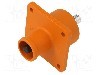 Conector alimentare DC, 1,5kV, 1 pini, seria ES-250A, {{Dimensiune pin}}. DEGSON ELECTRONICS - ESS-250A-70-S-OR-00