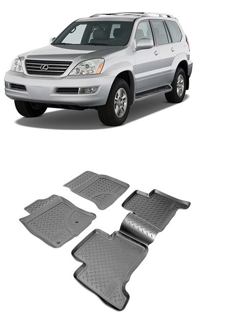 Set covorase auto cauciuc dedicate LEXUS GX 470 (J12) (2002-2009)