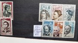 1962-Franta YT=1345-1304a+1350 6val c set MH, Nestampilat