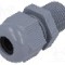 Presetupa poliamida, NPT3/8&quot;, IP68, HELUTOP HT-NPT, HELUKABEL - HT 3/8&rdquo; RAL7001 BSK NPT