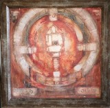Tablou Dinu Mihai Falcoianu - Simboluri abstracte (pictura)