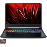 Laptop Gaming Acer Nitro 5 AN515-45 cu procesor AMD Ryzen&trade; 9 5900HX pana la 4.60 GHz, 15.6, QHD, IPS, 165Hz, 32GB, 1TB SSD, NVIDIA&reg; GeForce RTX&trade; 3080