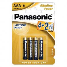 Baterii Alcaline AAA LR3 1.5V Panasonic Alkaline Power Blister 6 foto