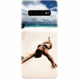 Husa silicon pentru Samsung Galaxy S10 Plus, Beach Lounging