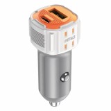 Incarcator rapid cu doua porturi USB-A si USB-C 20W 12V/24V Amio Garage AutoRide