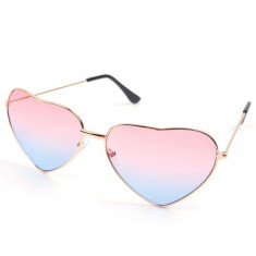 Ochelari Soare - FORMA DE INIMA - UV400, Protectie UV100%, Metalici