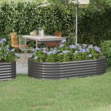vidaXL Strat &icirc;nălțat grădină 175x100x36 cm oțel vopsit electrostatic
