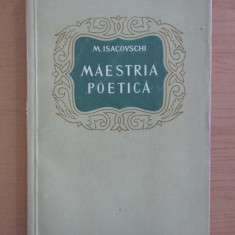 M. Isacovschi - Maestria poetica (1953)