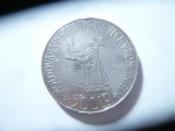 Moneda 500 lei 1941 Mihai I - Stefan cel Mare , argint , cal.Medie-Buna
