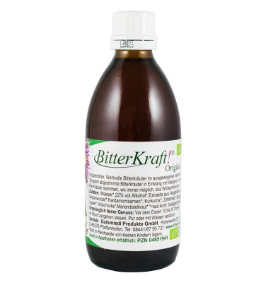 Bitter Kraft Original Bio 200ml Hildegard Von Bingen foto