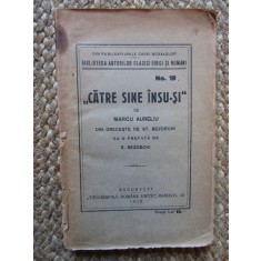 CATRE SINE INSU-SI - MARCU AURELIU