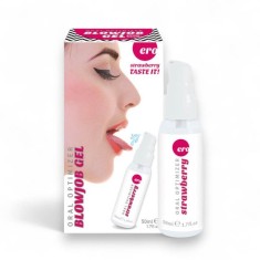 Gel pentru sex oral, Oral Optimizer Blowjob ERO, aroma de capsuni, 50 ml