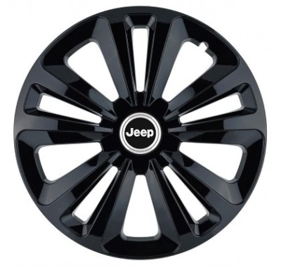 Set 4 Capace Roti Autohelix MSA&amp;reg;, potrivite jantelor de R14, pentru Jeep, model terra negru foto