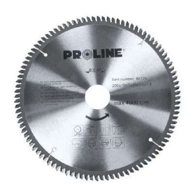 Disc Proline Circular Pentru Metal cu Dinti Vidia Diametru 205 mm 100 Dinti foto