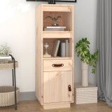 vidaXL Dulap &icirc;nalt, 34x40x108,5 cm, lemn masiv de pin
