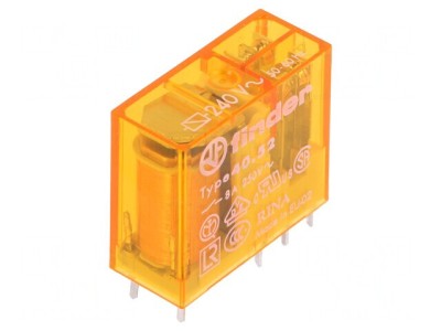 Releu Electromagnetic DPDT 240VAC 15A foto